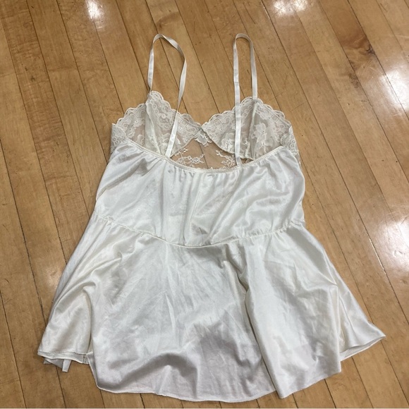 Vintage Union Made Lace Coquette Chemise Size Medium - Picture 3 of 5